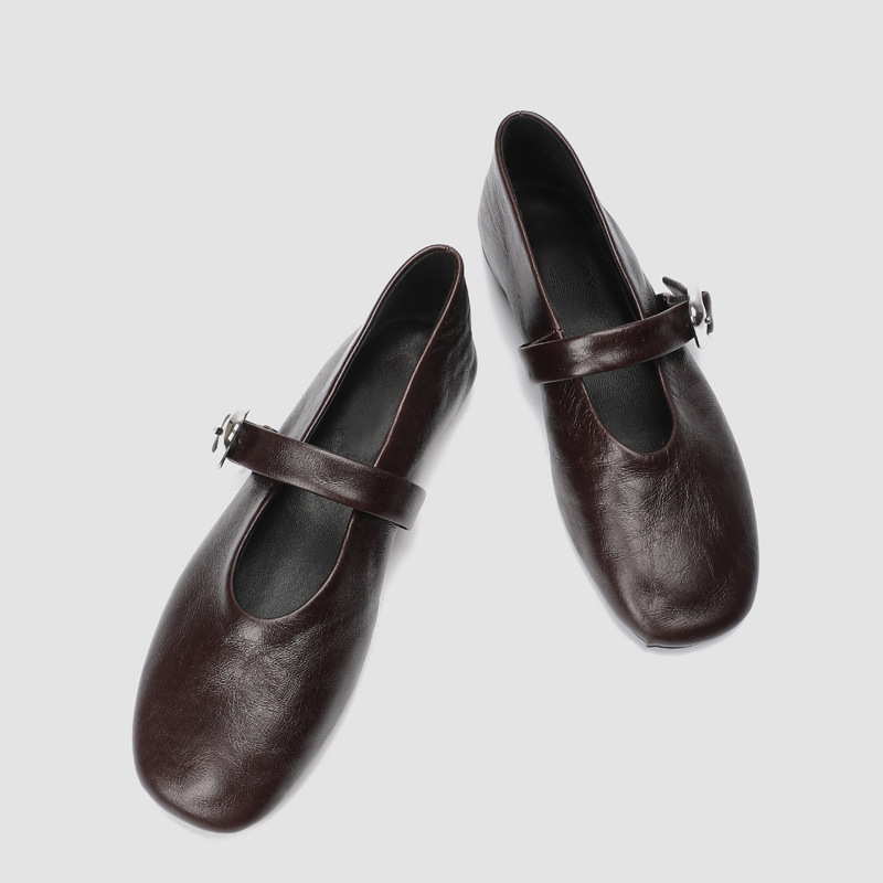 Women Mary Jane Shoes pu Leath - Vintage Fashion Ladies 评论和价格