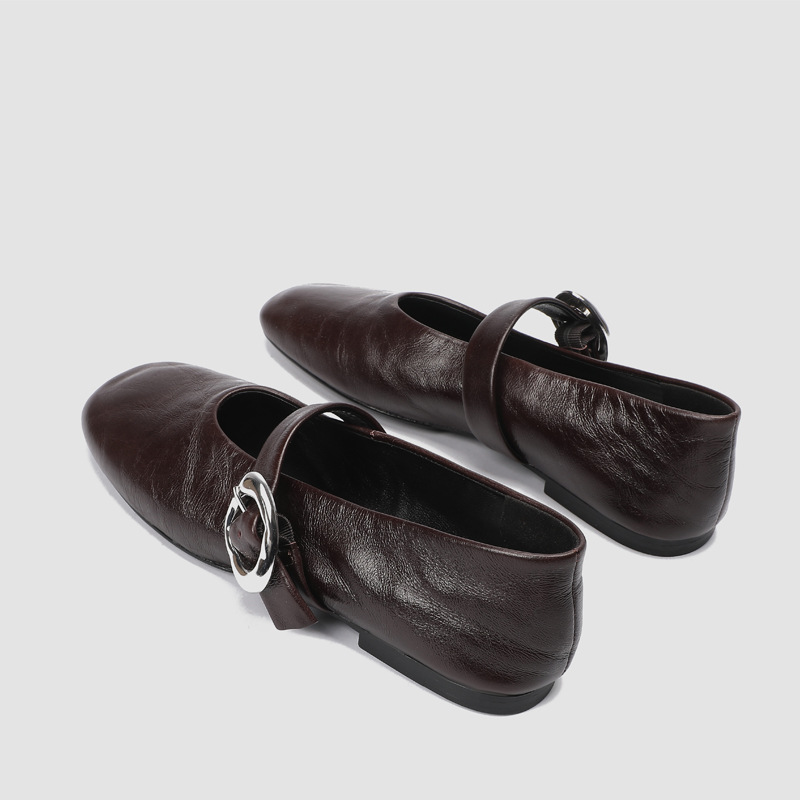 Women Mary Jane Shoes pu Leath - Vintage Fashion Ladies 评论和价格