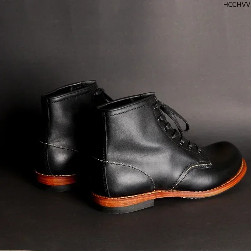 Vintage Men Goodyear-Welted Ge - Vintage Fashion Aesthetic 评论和价格