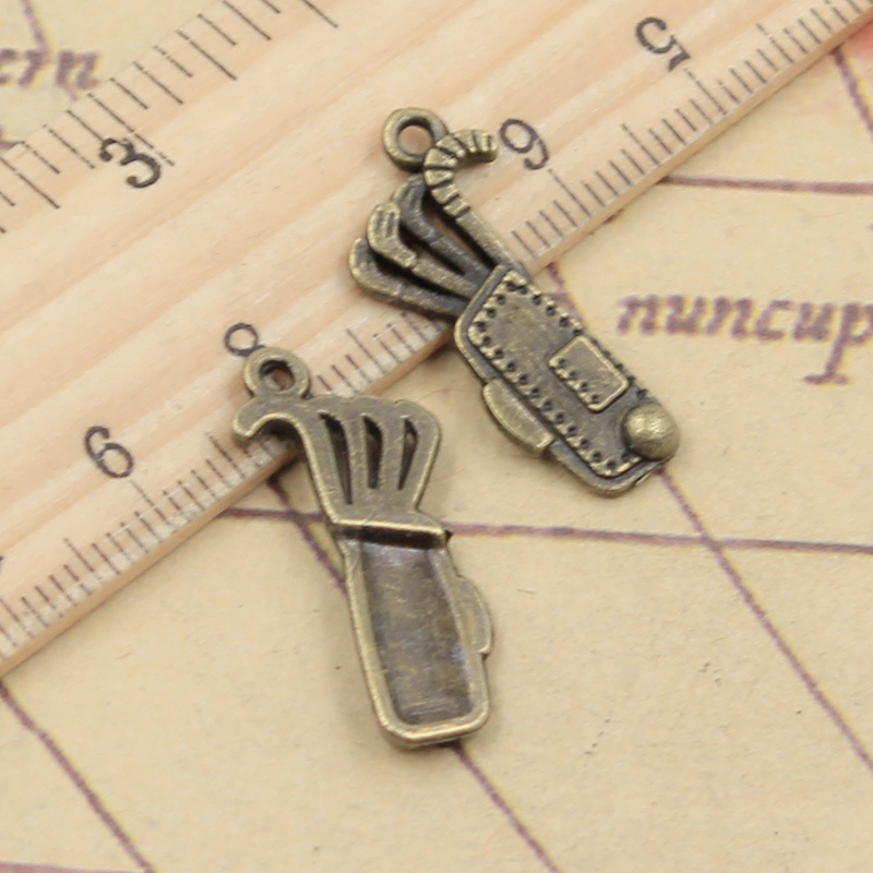 20pcs Charms Golf Bag Clubs 25 - Vintage Fashion Club Photos 评论和价格