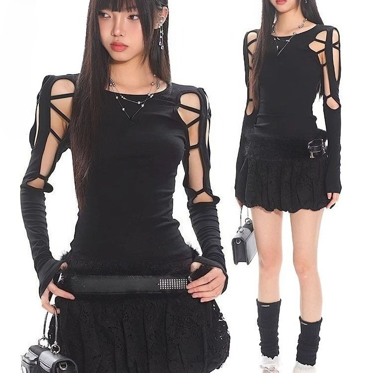 Retro Punk Rock Women T-Shirt  - Vintage Fashion Subculture 评论和价格